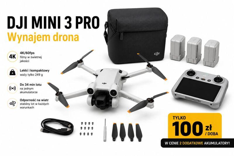 Dron na wynajem Wynajem dronów Bielsko